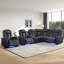 Ensemble de salon 2 pièces moderne et luxueux avec éclairage ambiant Giralt