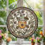 Panneau de vitrail Honey Bee, 7,8 heures-1464135340