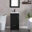 Meuble-lavabo simple autoportant de 18 po avec plateau en résine -1342311973