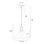 Luminaire suspendu conique à 1 lumière June-297387076-297387077