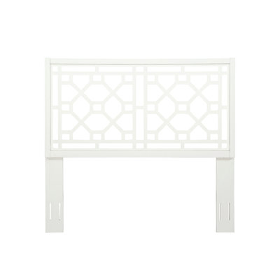 Tabor Chippendale White Headboard - Queen/Full