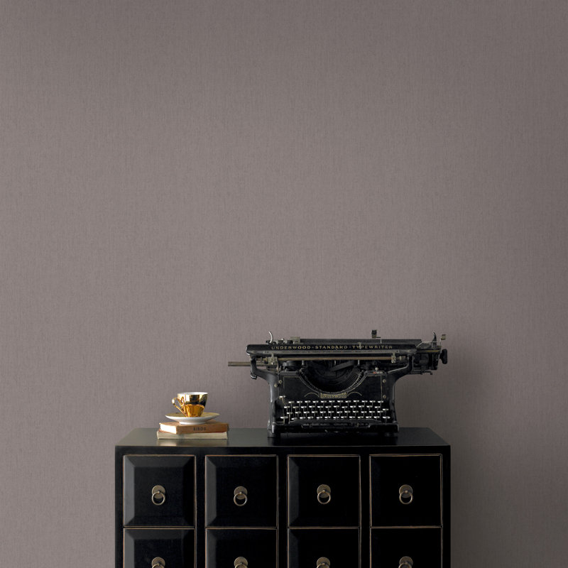 Superfresco Easy Calico Textured Plain Wallpaper, Mushroom