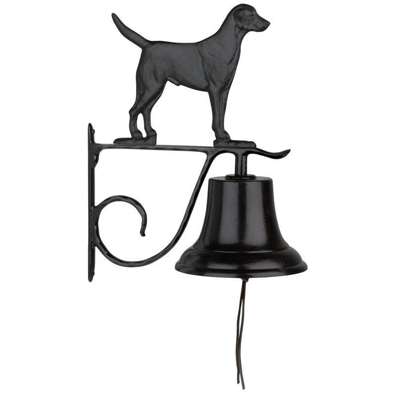 Large Bell w/ Black Lab, Black