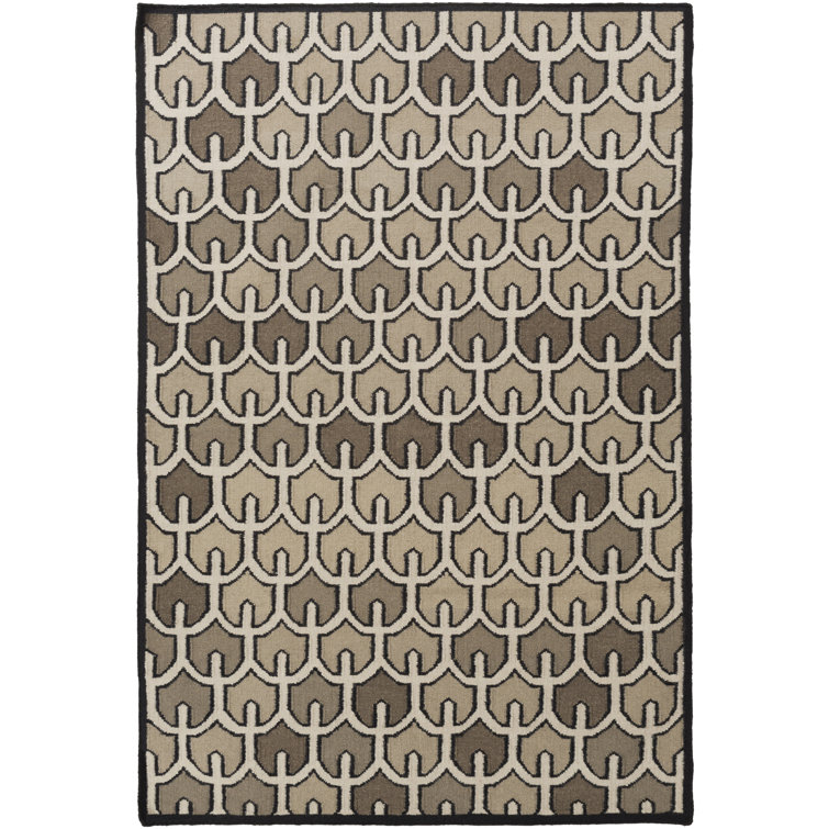 Criss Wool Geometric Indoor Rug