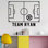 Autocollant mural de football personnalisé - autocollant en vinyle personnalisé pour chambre d'enfant, art mural thème sportif, facile à appliquer et à enlever - autocollants de joueur de football DS-05