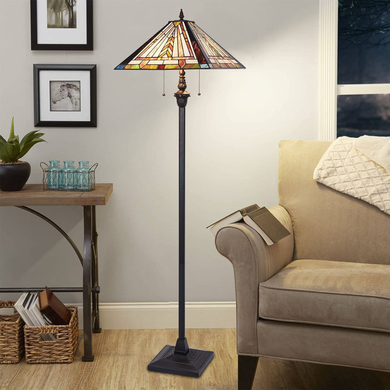 65'' Blackish Bronze Traditional Floor Lamp