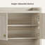 Armoires de rangement pour garde-manger 70,8 po avec tiroir et tablettes réglables-858903352