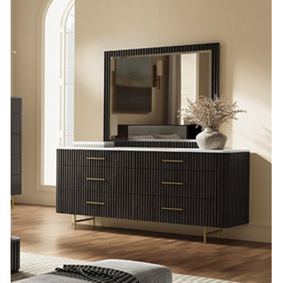 Commode Clayten avec miroir