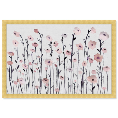 Garden of Dusty Rose - Shadowbox, peinture sur papier