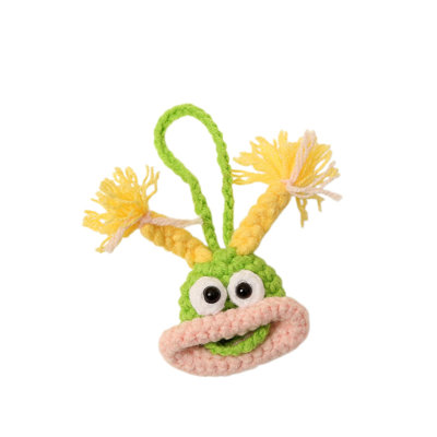 Quirky Ugly And Cute Sausage-mouth Knitted Pendant