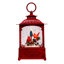 Lanterne à eau DEL Kurt Adler Cardinals sur branche d'arbre, 23 cm