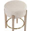 Tabouret de comptoir rembourré en tissu Maud-121555420