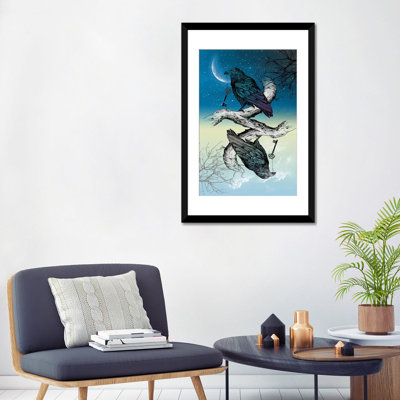 «Raven Night and Day», impression sur toile