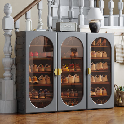 Sreyas Shoe Storage Organizer with Clear Door,36 pairs