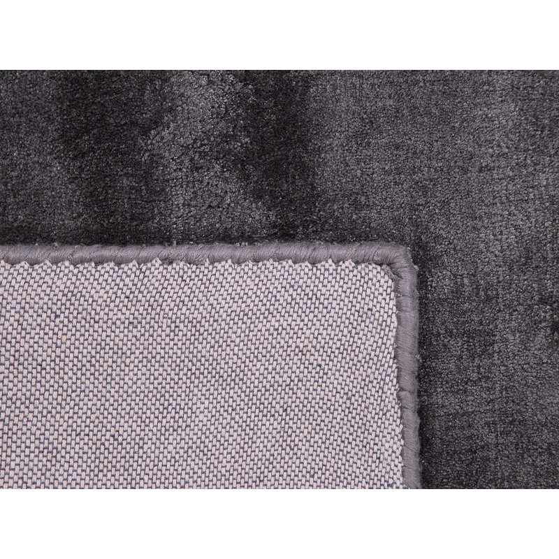 Matos Solid Colour Viscose Hand Woven Area Rug, Rectangle 80 x 150cm