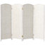 2 Ft. Tall Diamond Weave Fiber Room Divider - Dark Mocha - 8 Panel-764392063-764392058-764392039