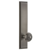 Grandeur Carré Tall Plate Single Dummy with Windsor Door Knob