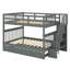 Kids Full Over Full Bunk Bed with Trundle-114851736