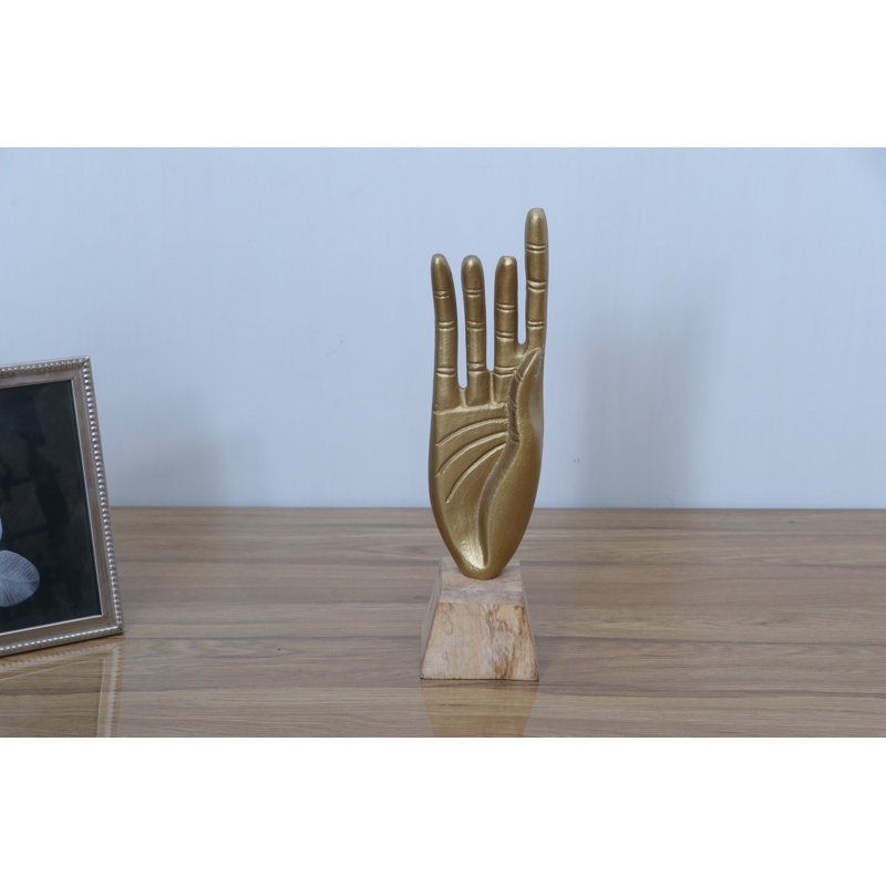 Raising Hand Sculpture