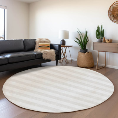Premium Machine Washable Cerrito AMF528 Ivory Rug