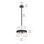 Luminaire suspendu rond en cristal Athol 12 pouces noir-1033408596-1033430242-944672042