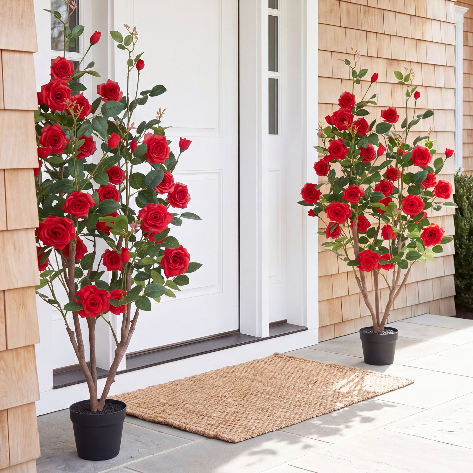 Ashwell UV Resistant Rose Tree, Red, 48 (in) x 28 (in)