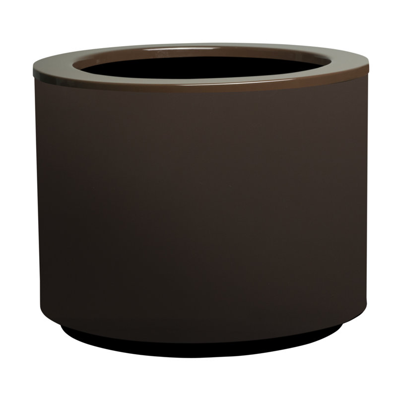 Metal Pot Planter, Aubergine, 40cm H x 42cm W