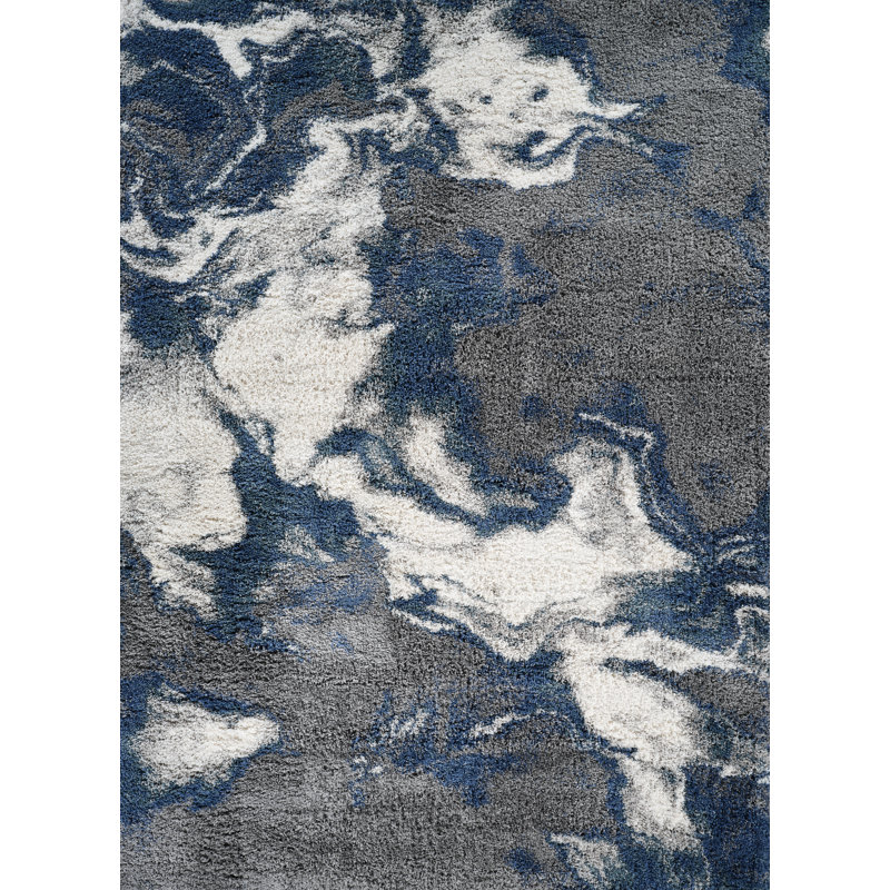 Aizlee Performance Abstract Indoor Rug, Rectangle 10' x 14'