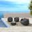 Polyester Rope 4-piece Patio Conversation Sofa Set-110476366