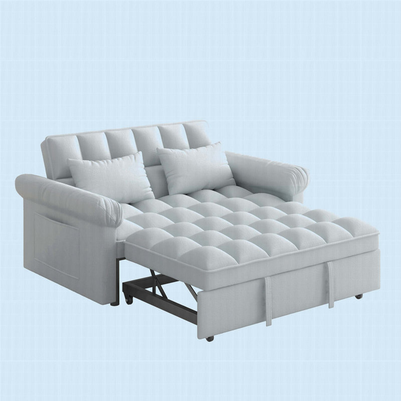 Canapé-lit avec lit escamotable Loveseats, Gris