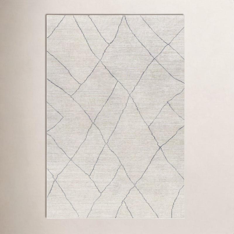 Tapis gris moyen / gris anthracite Edesia, Rectangle 2 pi x 3 pi