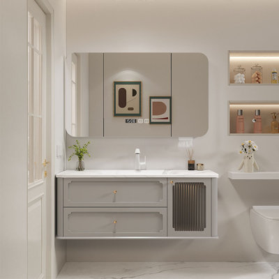 Armoire de salle de bain simple de style français