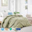 Insert de couette toutes saisons en duvet d'oie blanc avec housse de couette 100% coton 300TC, très grand californien-2050847863-2051611708