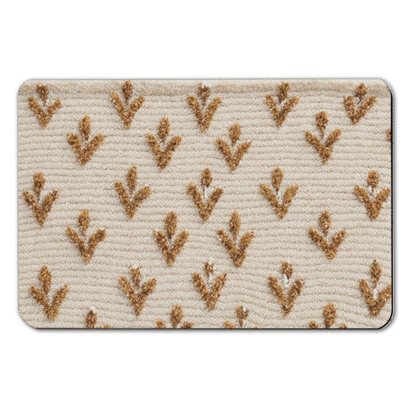 Wheat Pattern Bath Mat, 16 x 24 inch