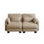 Canapé modulaire et minimaliste avec causeuse Channel, canapé à 2 places et coussins de siège épais et confortables-222584575
