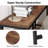 70.9-Inch Extra Long Console Table Behind Couch, Sofa Table for Living Room Small Space, Rustic Industrial Narrow Entryway Table (Brown)-1859871037