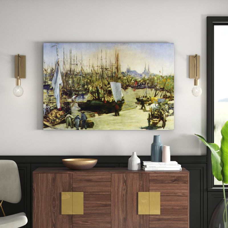 Edouard Manet - Wrapped Canvas Painting, 60cm H x 90cm W x 1.8cm D