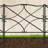 24'' H x 24'' W Black Metal Fencing with 5 Panels(s) Included