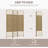 3 Panel Room Divider
