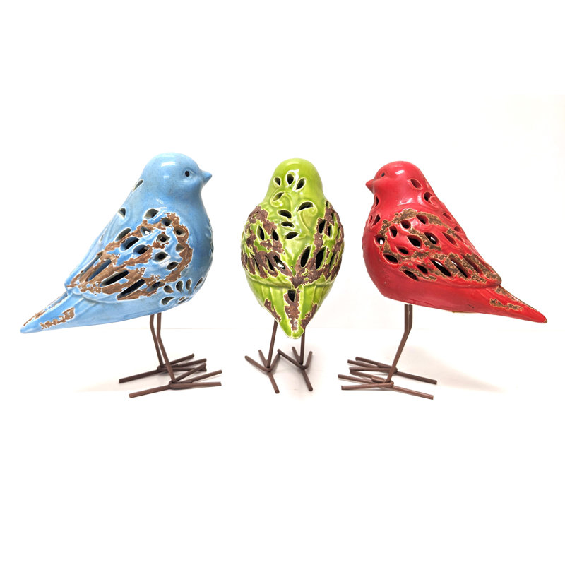 Ceramic Bird Trio