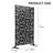 Metal Privacy Screen With Block Pattern