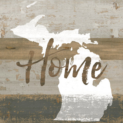 Michigan Home - Wrapped Canvas Print
