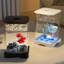 Aquarium, aquarium Betta, ensemble de démarrage d'aquarium, mini aquarium rectangulaire de bureau-1704332824