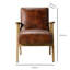 Flossy Genuine Leather Armchair