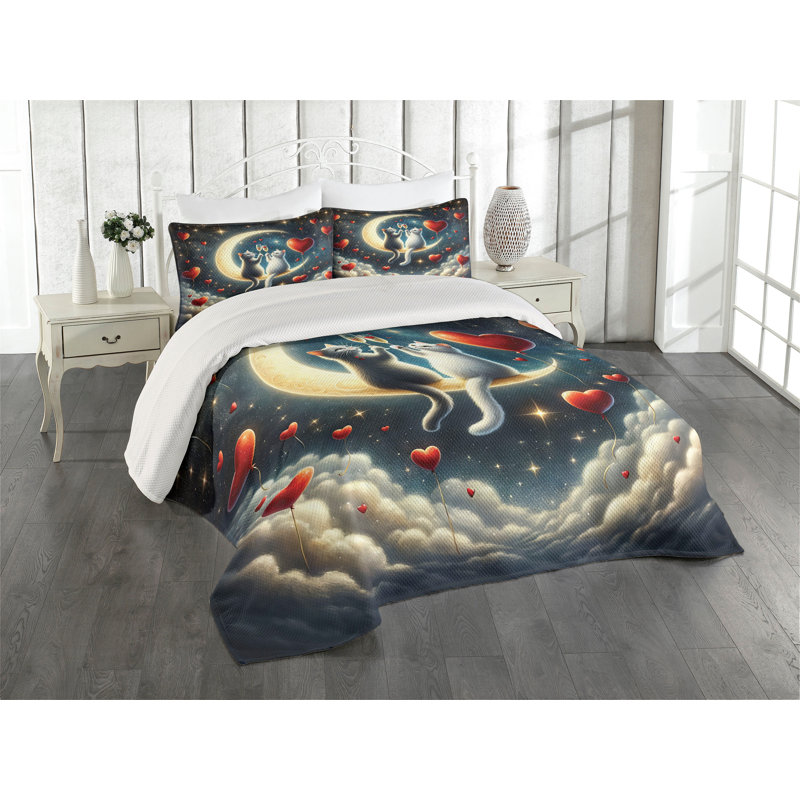 Polyester Coverlet, King Coverlet + 2 Standard Shams