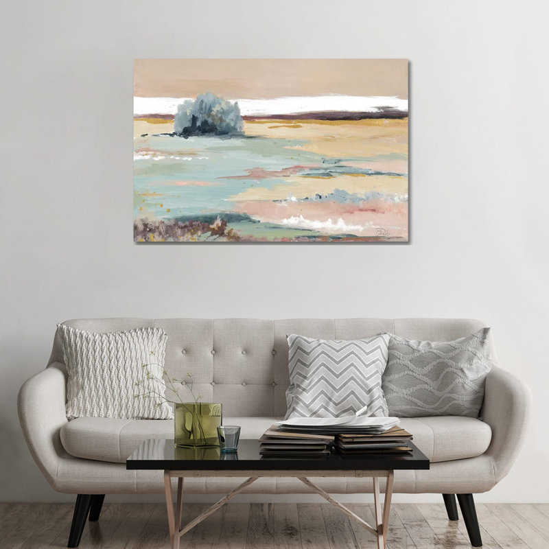 «Nice and Calm» par Patricia Pinto - reproduction d'art, Toile tendue, Pas de tapis, H 48 po x l 32 po x P 1,5 po