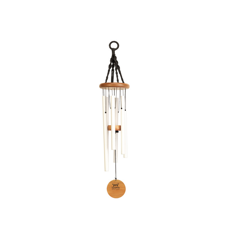 Abstract Wind Chime, White