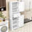 Luxurious Wood Bathroom Storage Cabinet with Adjustable Shelves-706862613-730963301
