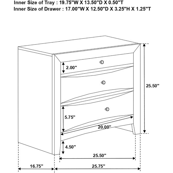 Dimensions du produit