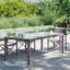 Castora Rectangular Glass Metal Outdoor Dining Table 100 cm D-433455655-433455657